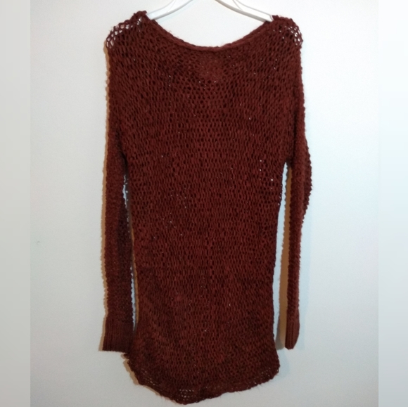 UNIF Crochet Dress Top Cover Up Tunic Shirt - Picture 8 of 10